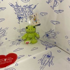 Build a Bear Line Green Spring Frog Ornament